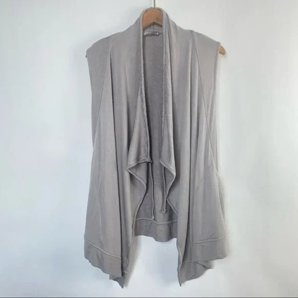 Athleta | Mindset Waterfall Modal Soft Drawstring‎ Vest - Picture 2 of 10